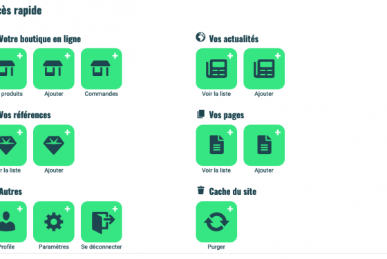 Partie de l'interface nickl